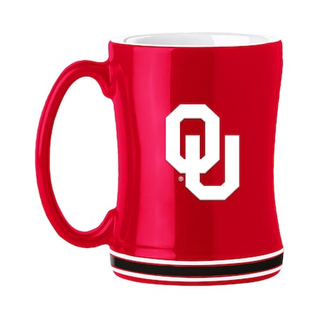 Logo Brands Oklahoma 14oz Relief Mug 192-C14RM